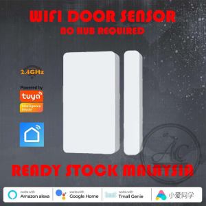 Tuya Smart WIFI Door Sensor Window Open Closed Detector Alarm Smart Home Security Smart Life APP_Alexa Google