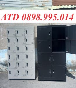 Tủ hồ sơ sắt - Tủ tài liệu sắt - Tủ sắt văn phòng - Tủ sắt locker nhiều ngăn cho ký túc xá sinh viêntrường học