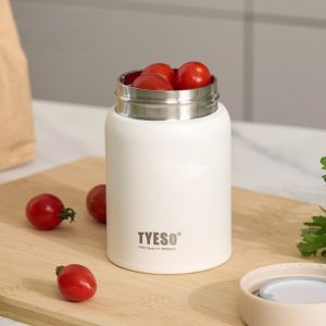 HUNIU 280ml Thermal Breakfast Cup Food-grade Material 316 Stainless Steel Thermos Food Jar Mini Thermal Insulation Heat Preservation Lunch Box Household