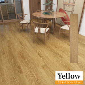 Waterproof Vinyl Flooring Sticker 91x15cm Home Self-adhesive PVC Floor wood grain floor MATS