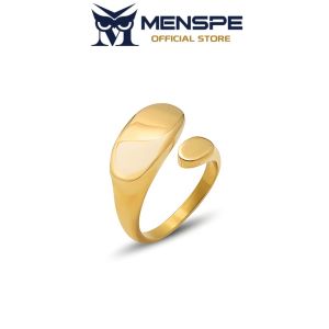 MENSPE Fashion Womens Ring Advanced Light Luxury 18K Gold Open Ring Girlfriend Gift Jewelry Accessories Adjustable Ring Circumference for Women Gift Package