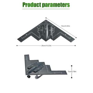 1/200 Scale B-2 Spirit Military Aircraft Toy Quick Build Model Plastic Building Airplane Model Kit Gift for Adults and Kids