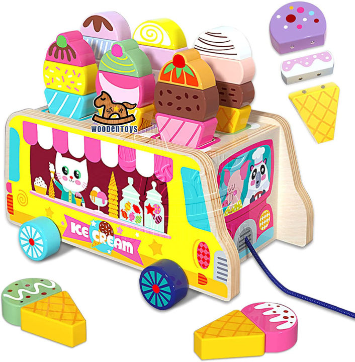 Ice Cream Toy for Toddlers Montessori Toy for Toddler, Pretend Play Food  Toys for Year Old Lazada PH