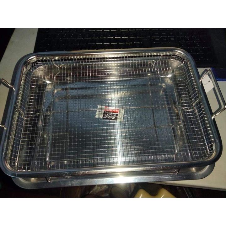 2in1 Home Zania Stainless Steel Oil Strainer Mesh Basket Tray For Low ...