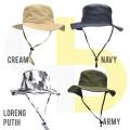 Topi Rimba Bucket Jungle Hat Topi Hiking Adventure Outdoor Hat. 