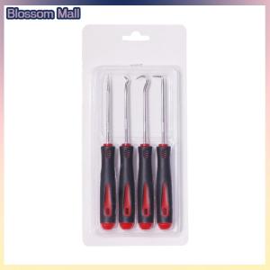 [Blossom] 4PCS Car Auto Vehicle Oil Seal Screwdrivers Set O-Ring Seal Gasket Puller Remover Pick Hooks Durable Tools