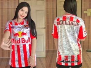 เสื้อกีฬาพิมพ์ลาย ทั้งชายและหญิง สีสันสดใส ผ้านุ่ม ใส่สบาย ตรงปก 100%