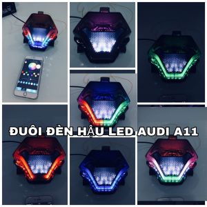 ĐUÔI ĐÈN LED MẠCH AUDI A11 CHO EXCITER150 ĐIỀU KHIỂN BẰNG ĐIỆN THOẠI