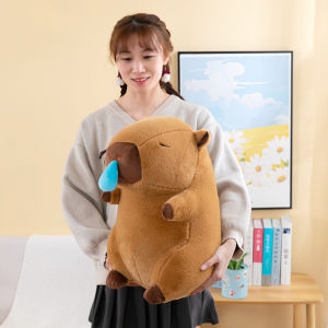 Thú Bông Capybara Nước mũi Gấu Bông Chuột Lang Chảy Mũi Balo Rùa Gà Kéo Hot Trend