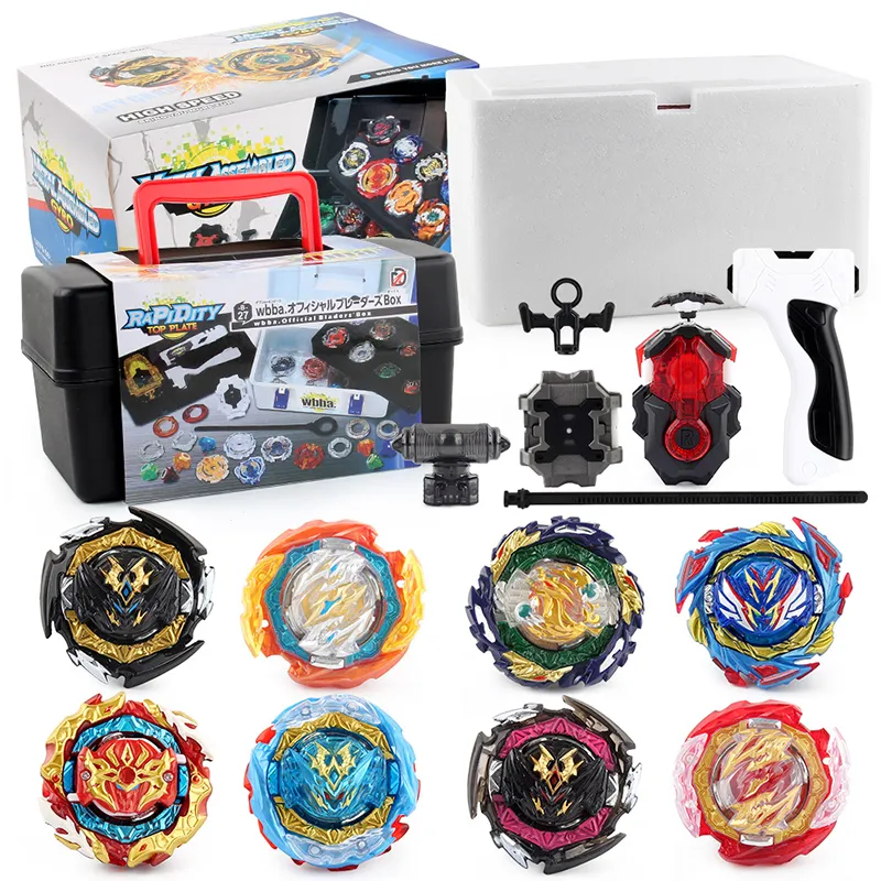 Beyblade storage box store with 8 beyblades