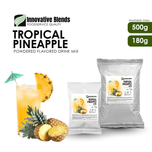 Innovative Blends Tropical Pineapple Powdered Drink Mix Sweet & Tropical Juice Drink for Hotels Restos Caterers 500g 180g