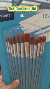 Bộ Cọ Vẽ Marie’s SINOART 6 Cây – Cọ Vẽ Đa Năng Acrylic Gouache Màu Nước Sơn Dầu – Họa Cụ Cho Người Mới Học Vẽ