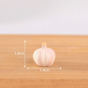 QKG24 Cute Vegetable Figurines Miniatures Resin Crafts Mini Simulation Vegetable Basket Imitation Vegetable DIY Vegetable Model Micro Landscape Ornaments