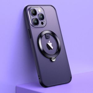 ZUZG Magnetic Kickstand Case for iPhone 14 Pro Max 13 Pro Max 13 360° Rotatable Ring Stand Holder Compatible with MagSafe Military-Grade Protection Translucent Shockproof Phone Case