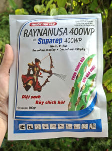 [TRUNG THIEN THINH] Thuốc Trừ chích hút rầy rệp RAYNANUSA 400WP hiệu SUPAREP gói 100 gram diệt sạch vòng đời bọ trĩ rầy xanh rệp sáp.....