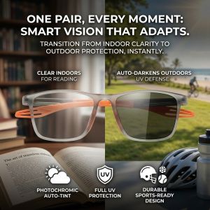 Sports model 2in1 antiblue light UV glasses