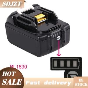 SDJZT 10 cái cho makitas bl1830 Li-ion pin LED Key nhãn dán nhãn phụ kiện công cụ Li-ion pin LED Key Nhãn dán nhãn công cụ