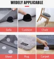5/10Pairs Strong Non-Slip Reusable Self-adhesive Fixing Dots Stickers / Bed Sheet Sofa Fix Fastener Tape / Non-marking Fixed Stickers For Mat Carpet. 