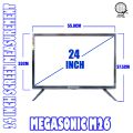 MEGASONIC 24 INCH SCREEN BUILT IN SMART TV AND DIGITAL ISDB-T WITH BLUETOOTH ANDROID TV  M26 SMART. 