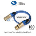 KABEL AUDIO CANARE XLR JACK GEISLER 0324/0323 FEMALE TO CANON XLR MALE 50 - 100 CM. 