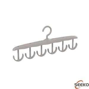 Seeko Anti Slip Multi Hook Coat Rack Multifunctional Hanger with 6 Hooks