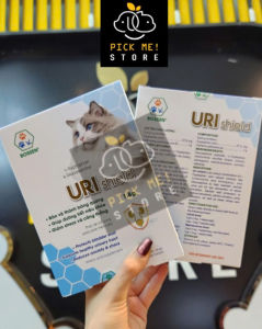 BOSSEN - URI Shield (cats) Hỗ Trợ Bảo Vệ Bàng Quang cho Mèo giúp tiết niệu khỏe 1 hộp 12 viên