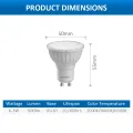[Super Wide Angle] Megaman 6.3W GU10 LED bulb/ 100 Degree Beam angle/ Wide Flood light. 