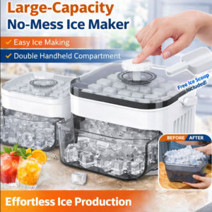 Easy To Use Ice Cube Tray Large Capacity Ice Cube Maker Quick Freeze Ice Maker Mold BPA Free Ice Cube Container
