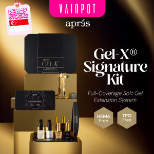 【Vainpot-SG】APRÉS NAIL Gel-X® Signature Kit - Soft Gel Tips Extension Kit