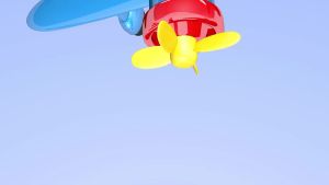 Khemah Kanak-Kanak Lipat Mudah Disimpan Permainan Rumah Mainan Kanak-kanak Khemah Merangkak Rumah Biru dan Kuning Pihak Kilang Mainan Bekalan Langsung