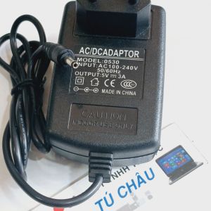 Adapter DC 5V - 1A / 5V - 2A / 5V - 3A ( Đầu cắm 3.5mm X 1.35mm)