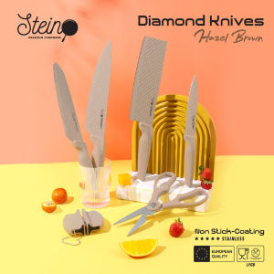 Stein Pisau Dapur Set Diamond Knives Set 6 in 1