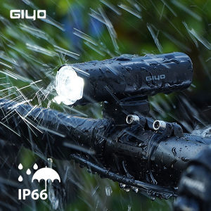 GIYO ไฟหน้าจักรยานเสือหมอบเลนส์หมุน IP66ไฟ LED กันน้ำ USB ชาร์จได้แบบพกพาขี่จักรยานด้านหน้า400 600 800ลูเมนจักรยานชุดไฟตัดหมอกไฟ Led