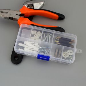 [Eqrbtl] Plastic10 slots adjustable Jewelry กล่องเก็บของ Case CRAFT Organizer beads