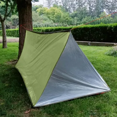 Mishilei Outdoor Emergency Tent Rainy Shelter Tent Reusable Tent Outdoor Camping Hiking Emergency Supplies