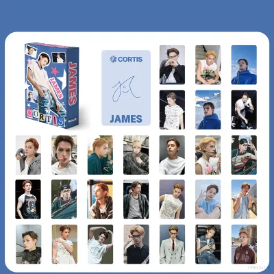 CL30 55PCS/Set CORTIS JAMES LOMO Card GREENGREEN Postcards Collection KPOP Star Peripheral 30CL