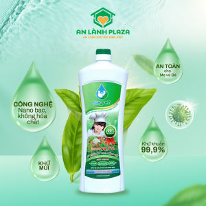 Nước rửa rau củ quả thực phẩm hữu cơ Sagren An Lành loại bỏ chất bảo vệ thực vật an toàn cho bé có giấy kiểm định