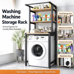 【SG】Washing Machine Rack Floor Storage Rack Toilet Above Storage Cabinet Drum Bathroom Balcony Rack