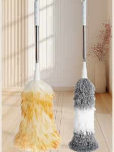 ขนสัตว์ในครัวเรือนยาวเป็นพิเศษทำความสะอาดแปรงปัดฝุ่นไฟฟ้าสถิตกำจัดฝุ่นแปรงช่องว่าง