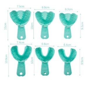Combo 6 Khuôn Lấy Dấu Implant _ Bộ 6 Cái Thìa Lấy Dấu Nha Khoa