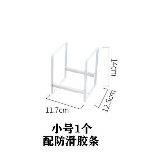 1pc kitchen cabinet plate storage countertop dish rack drawer dinner plate partition drain rack layered storage rack