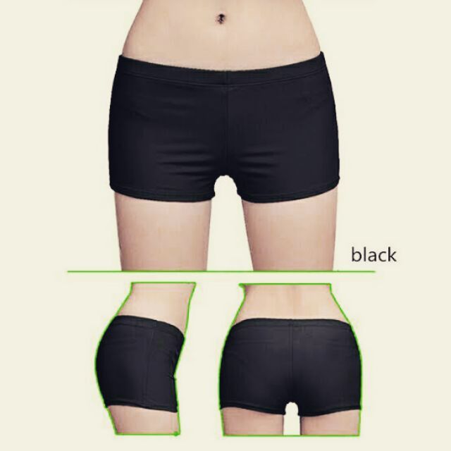 Cotton black cycling discount shorts