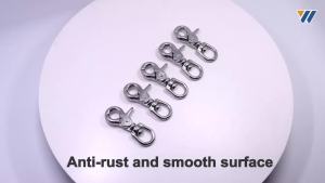 5 Pieces Stainless Steel 316 Swivel Spring Eye Snap Trigger Clip Hook 65mm Snap Hook for Outdoor Camping