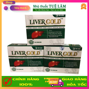 Liver Gold (chính hãng) hộp 60 viên giúp hỗ trợ giải độc gan tăng cường chức năng gan và hạn chế tác hại của rượu bia