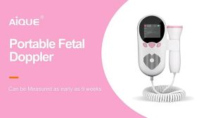 Doppler Baby Heartbeat Detector Portable Baby Monitor LCD Screen Backlight Pulse Meter No Radiation