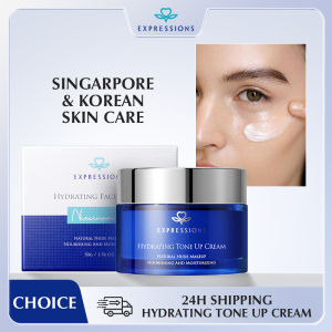new EXPRESSIONS Hydrating Tone-Up Face Cream – Niacinamide Brightening Natural No-Makeup Look Long-Lasting Moisturizer Free Shipping