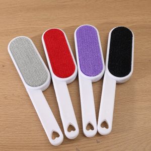 4 Colors Double-Sided Lint Removal Brush Cleaning Dog Cat Hair Dust From Clothing Sofas Carpets Sweater Sticky Wool Brush Home Cleaning Tools