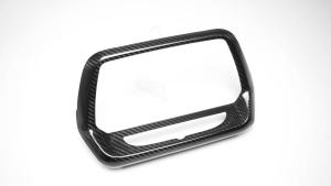 OnlyF U Carbon Fiber Car Interior Console Dashboard GPS Navigation Screen Panel Cover Trim Accessories For Chevrolet Camaro 2020-2024 4P6B8