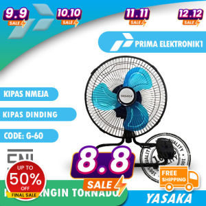 Kipas Angin Besi Tornado 10 Inch Hemat Daya Angin PE 1