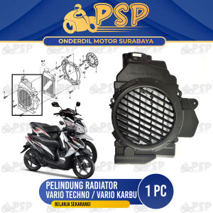 Pengaman Radiator Vario 110 Lama - Pelindung Tameng Cover Comp Tutup Radiator Honda Vario Karbu Lama